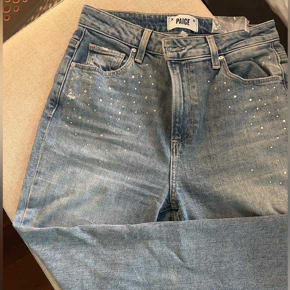 Embellished PAIGE Sarah Cherise jeans - Picture 7 of 9